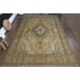1970s Vintage Persian Handmade Wool Orange Area Rug 276x386