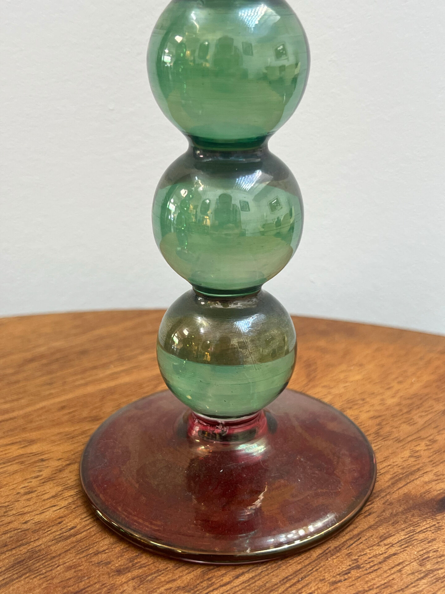 Pair of Murano candlesticks