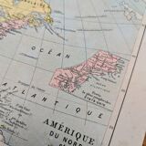 Imprimée en 1878, L'Amérique du Nord.