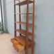 Vintage Scandinavian bookshelf in teak and black metal – Design