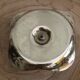 Golden brass candle holder