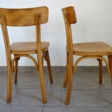 Pair of vintage Luterma bistro chairs