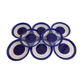 8 vintage plates