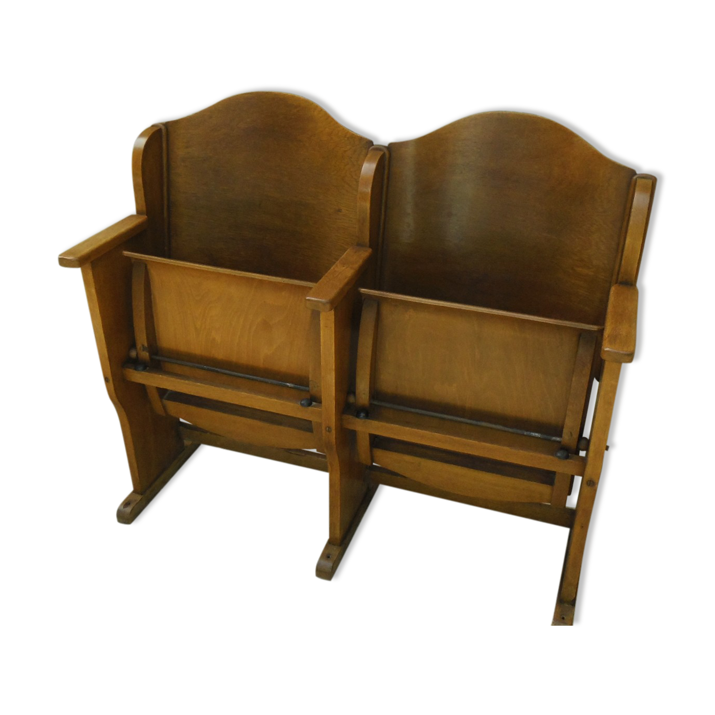 Former cinema seat 2 chairs