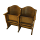 Ancien strapontin de cinéma 2 fauteuils