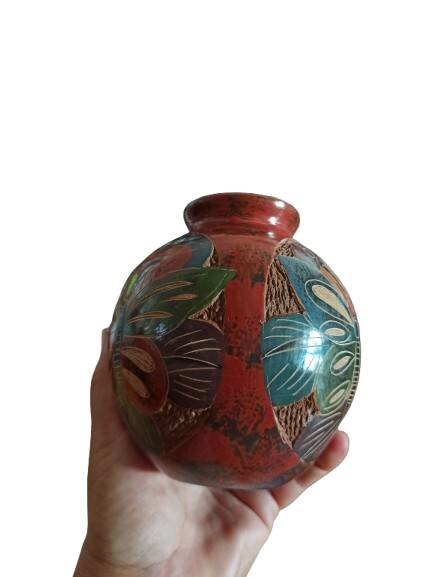 Vase Signed Iván Sánchez | Tropical Decor – Handmade