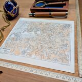 Printed in 1953, map of Marseille.