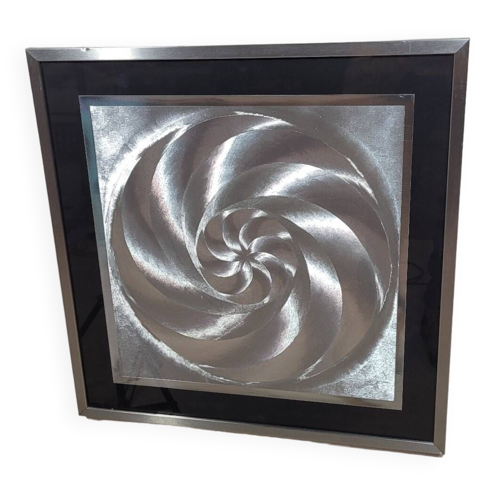 Vintage kinetic painting from the 1970s