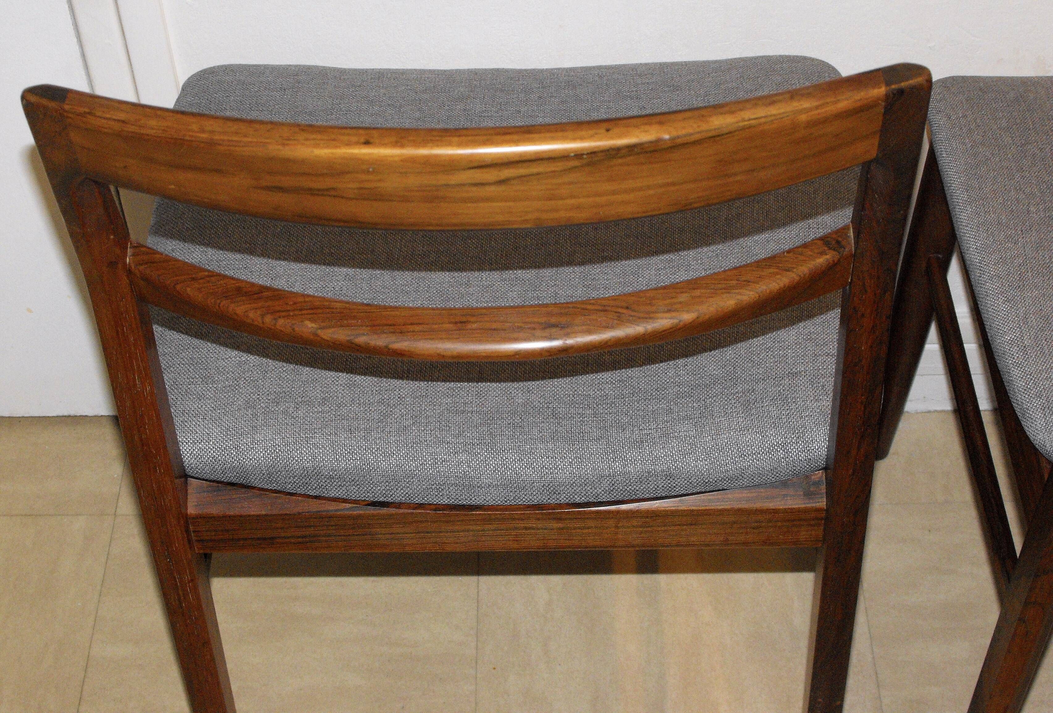 Pair of Scandinavian chairs by Henning Kjaernulf