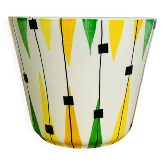 Saint Clément ceramic flowerpot from the 50s