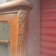 Art Deco oak mirror