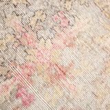 Vintage Red & Cream Oriental Turkish Rug, 110x199Cm