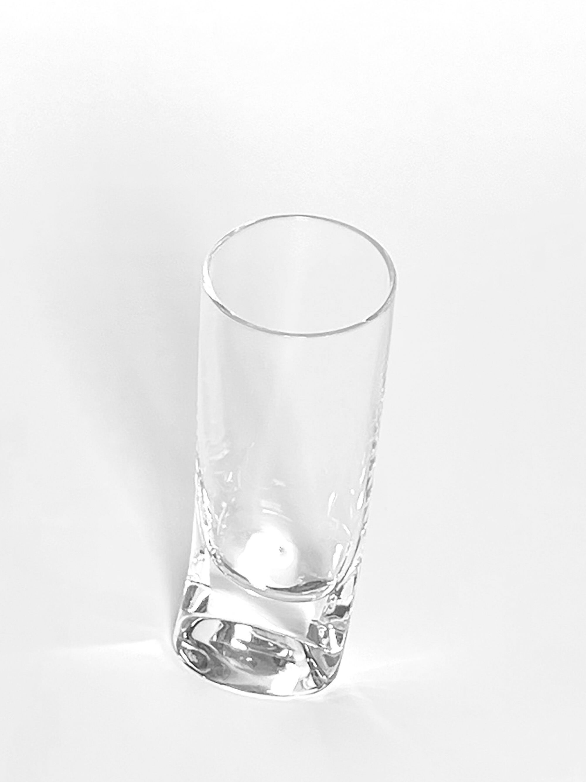 6 verres à liqueur 'Touch Glass' par Angelo Mangiarotti pour Cristalleria Colle 1991