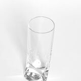 6 verres à liqueur 'Touch Glass' par Angelo Mangiarotti pour Cristalleria Colle 1991