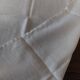 Pair of antique cotton damask napkins with AC monogram