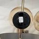 Pair of mid-century modern italian glass and metal wall lights
