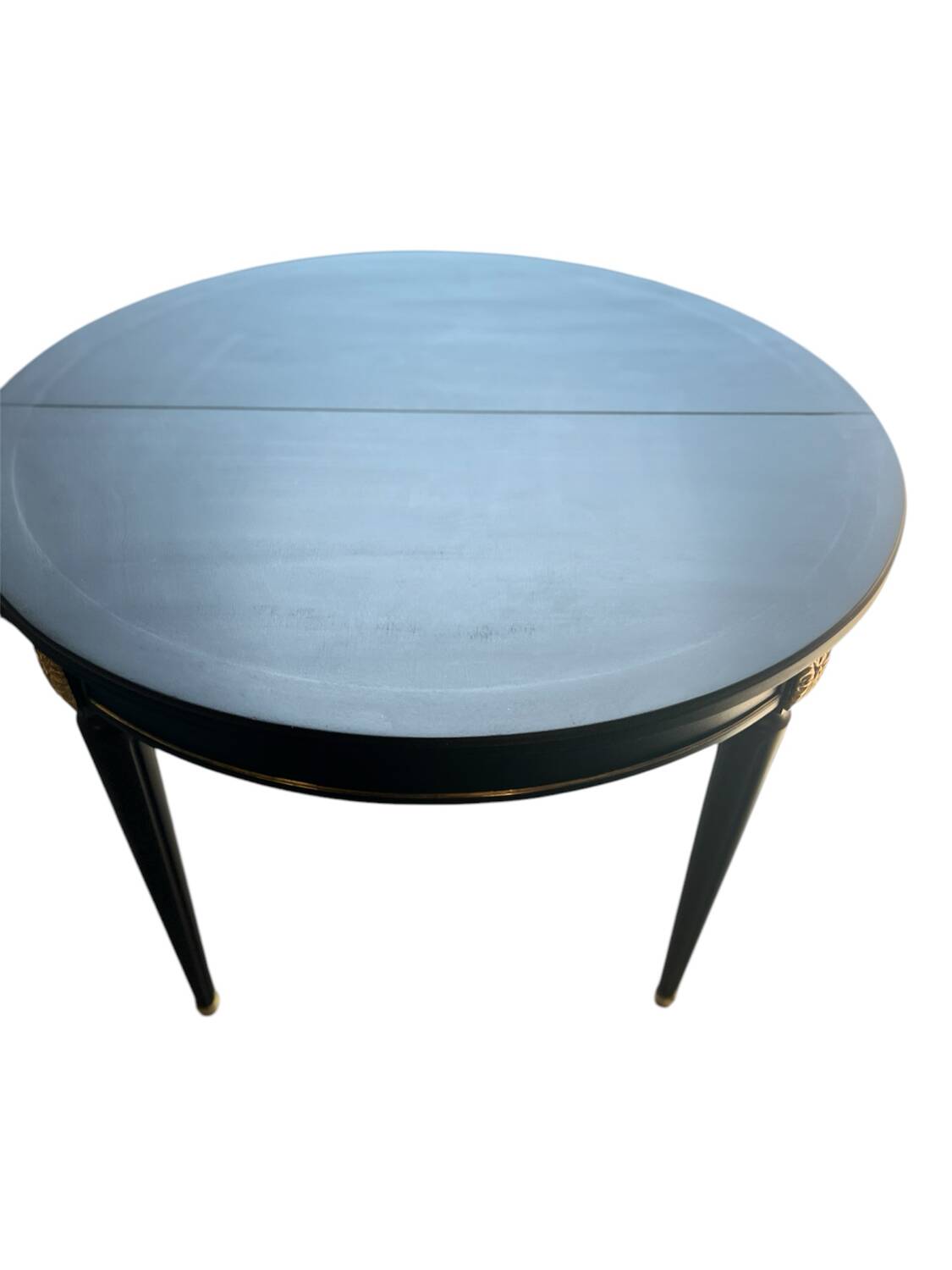 Table à manger empire noire avec bronze