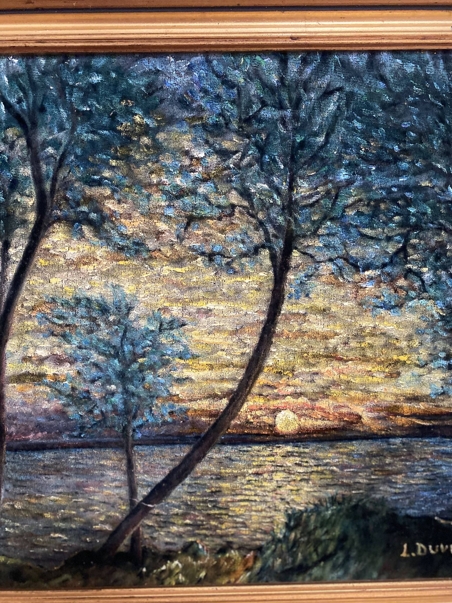 Oil Painting by Lucien DUVERT (Montluçon) - Post-Impressionist Landscape