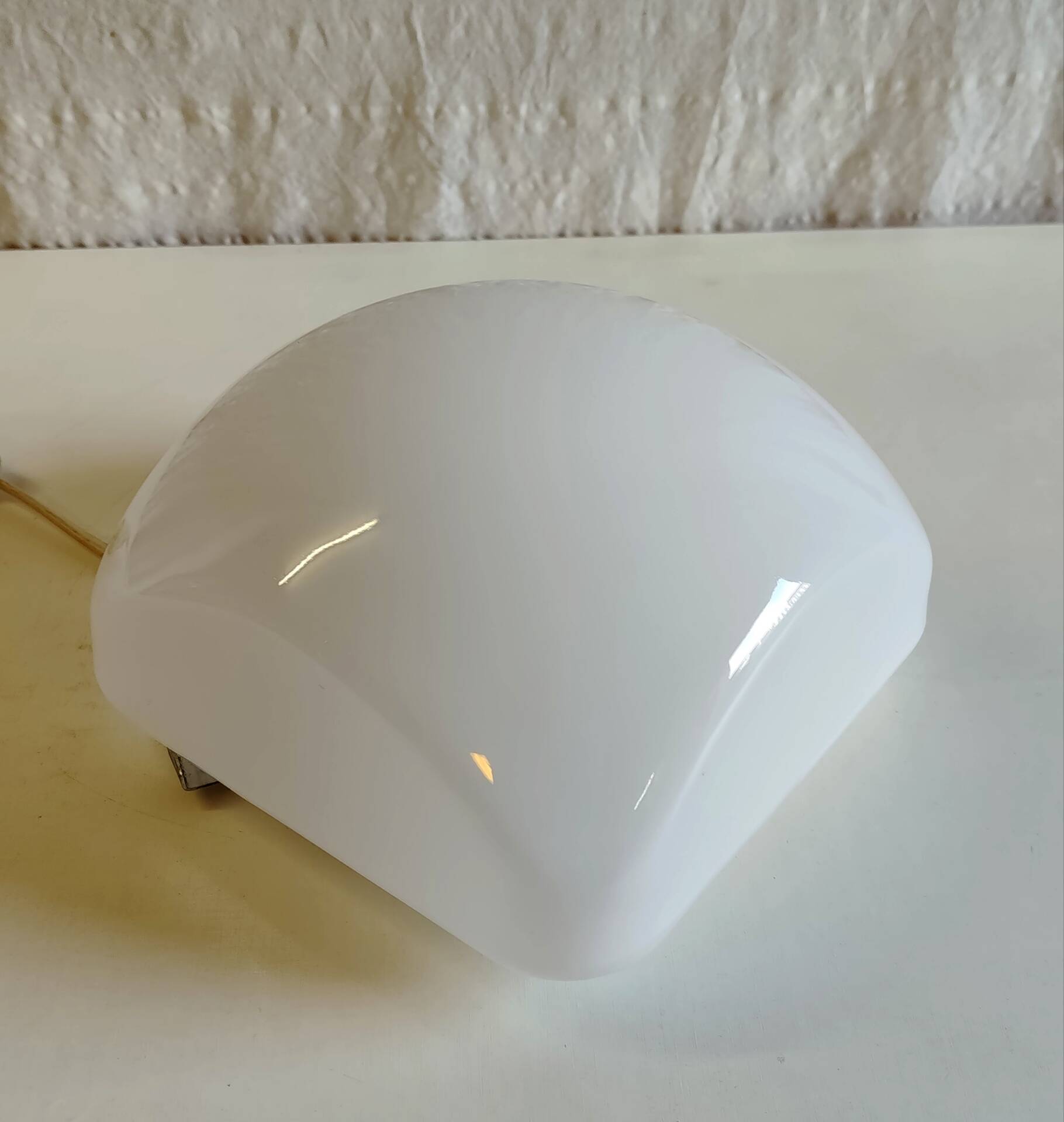 Ceiling light or opaline globe wall light - mid 20th century.