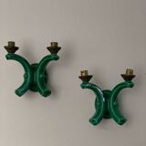 50s ceramic wall lights