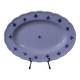 Oval plate Boch La Louvière