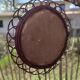 Rattan mirror
