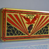 Advertising box toffee cora tole lithograph