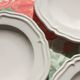 3 hollow white plates Cerenne Vallauris