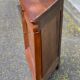 19th-century solid wood corner shelf unit