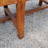 Oak farmhouse table 6 feet 2 drawers 200cm