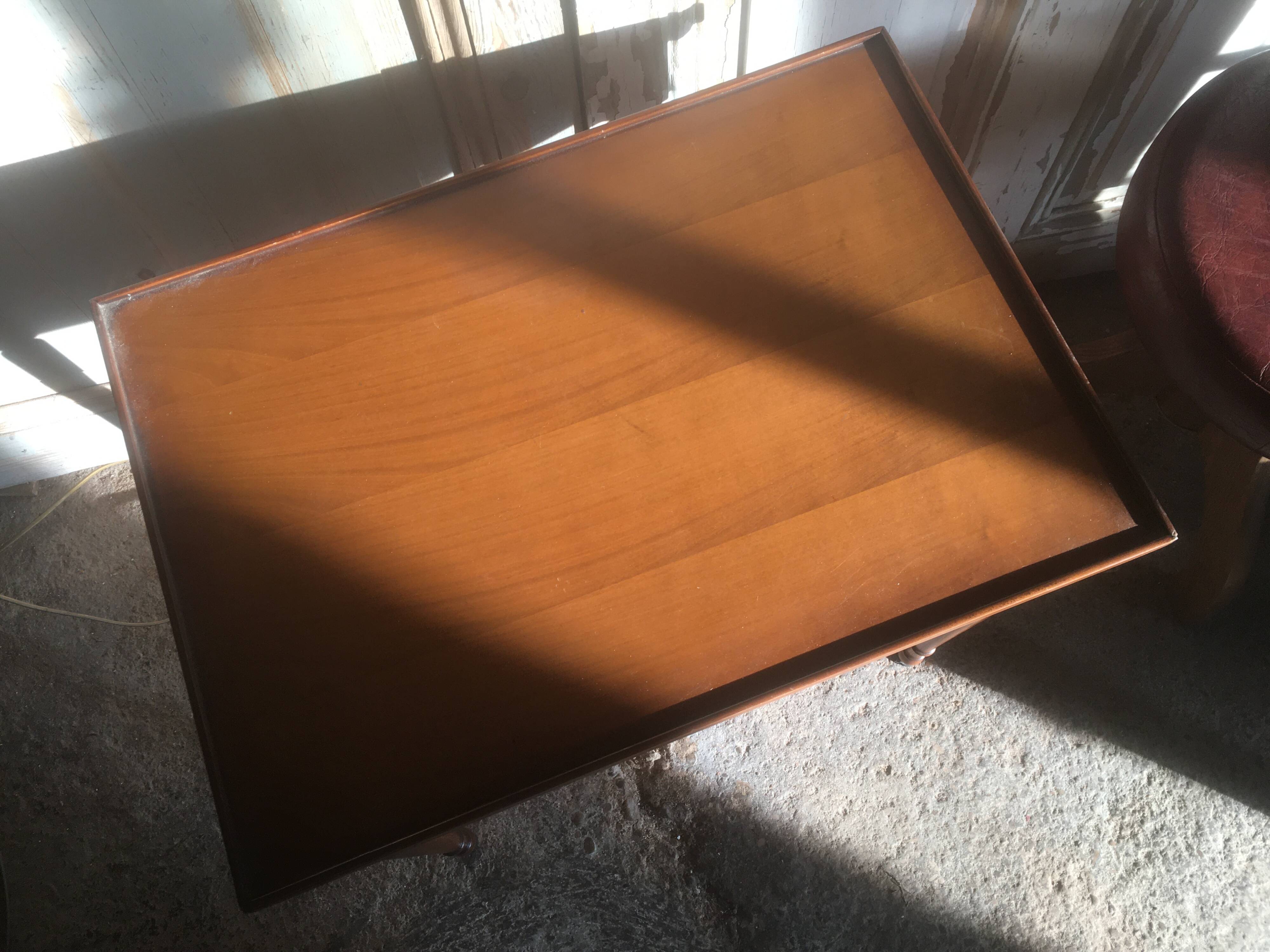 Cherry wood side table from the 60s/70s.