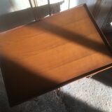 Cherry wood side table from the 60s/70s