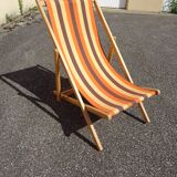 Vintage garden deck chair