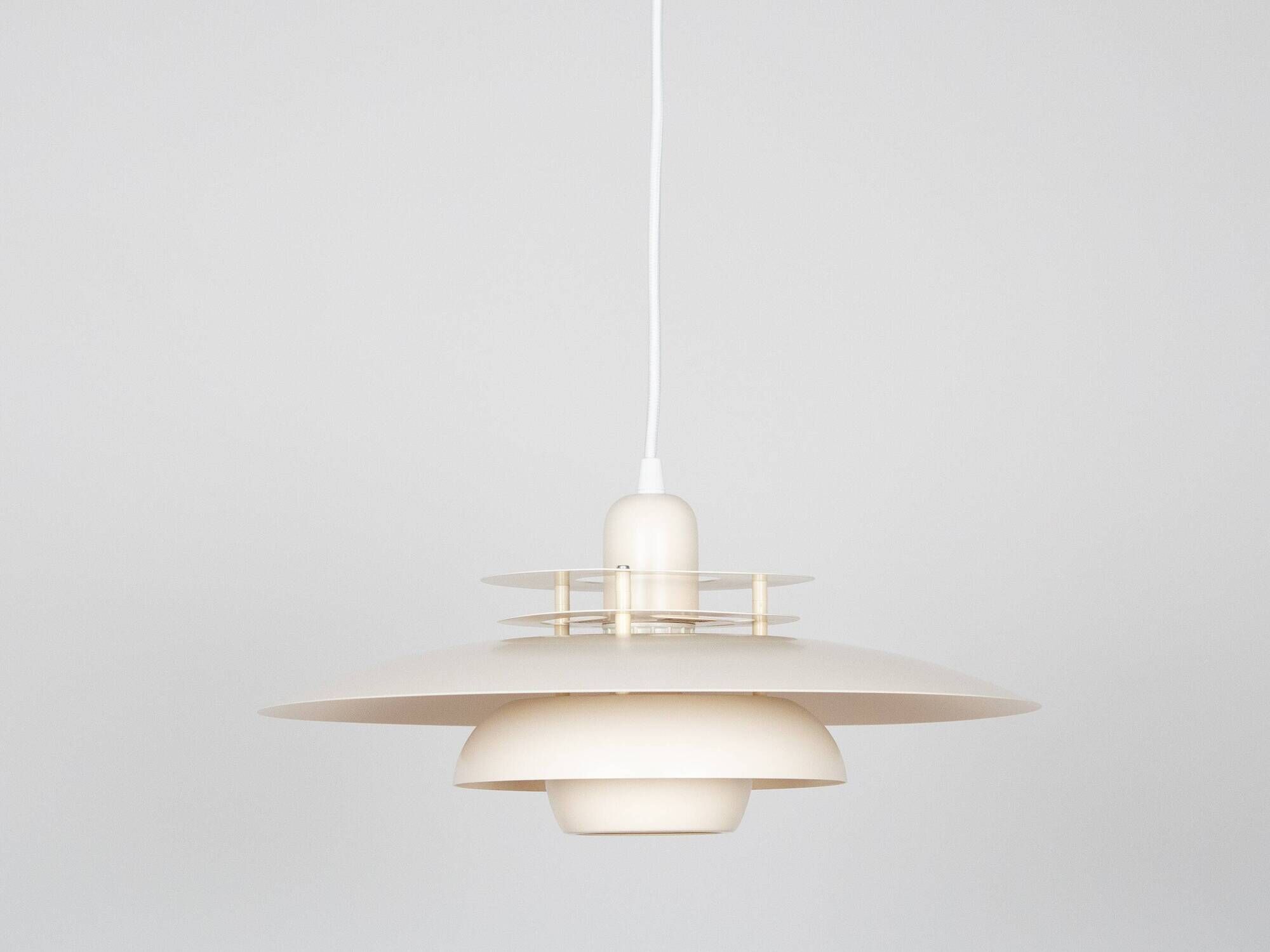 Suspension vintage danoise de la marque EL-light, années 1980