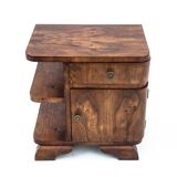 Art deco bedside tables, poland, 1950s