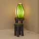 2 large Eglo Empori model lamps in vintage Murano glass Circa 1990