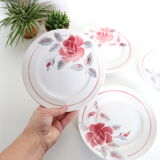 4 dessert plates Moulin des Wolves