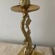 Pair of Empire lamps in bronze and sheet metal