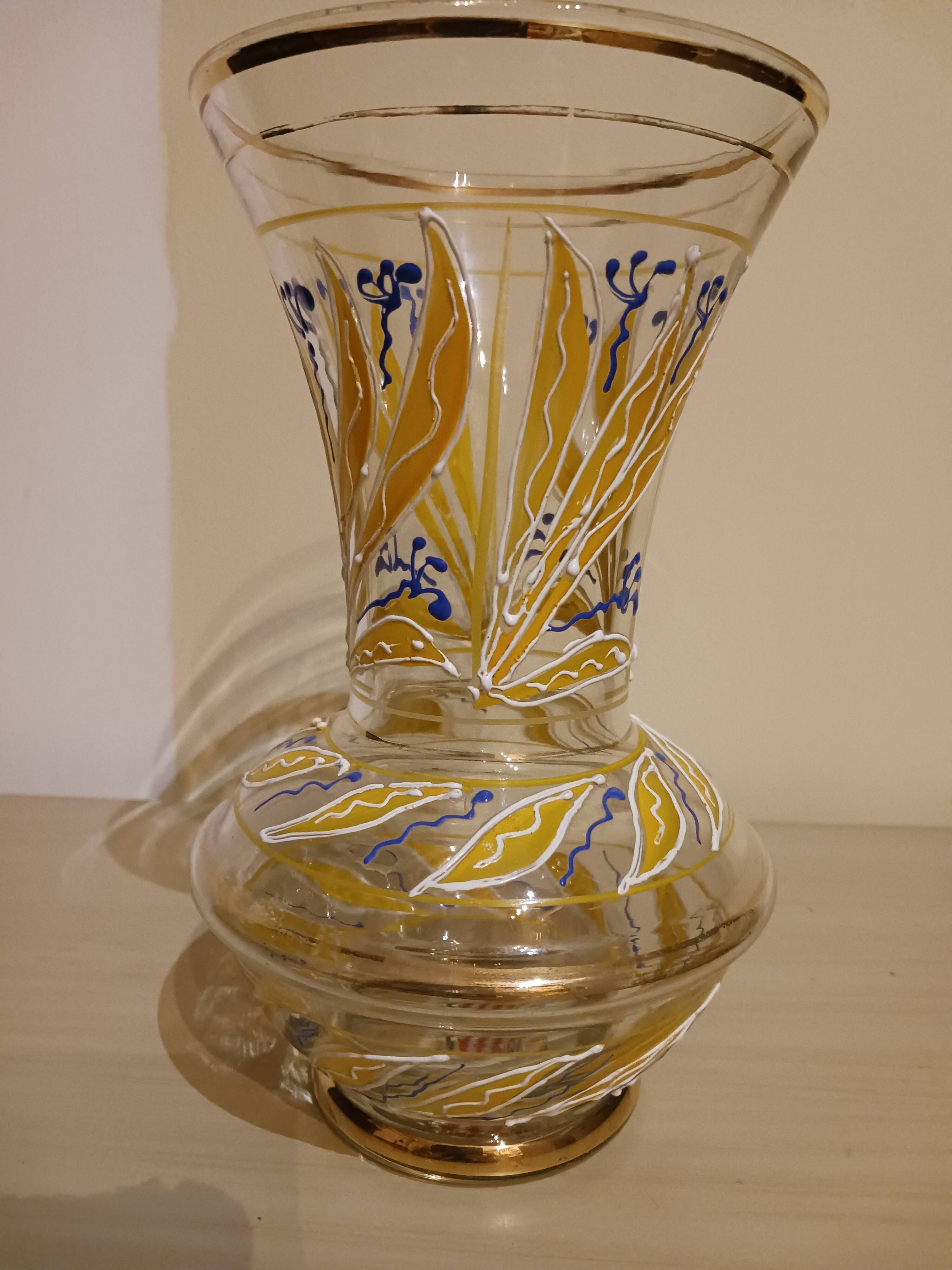 Vase from the 1930s, Monaco glassworks.