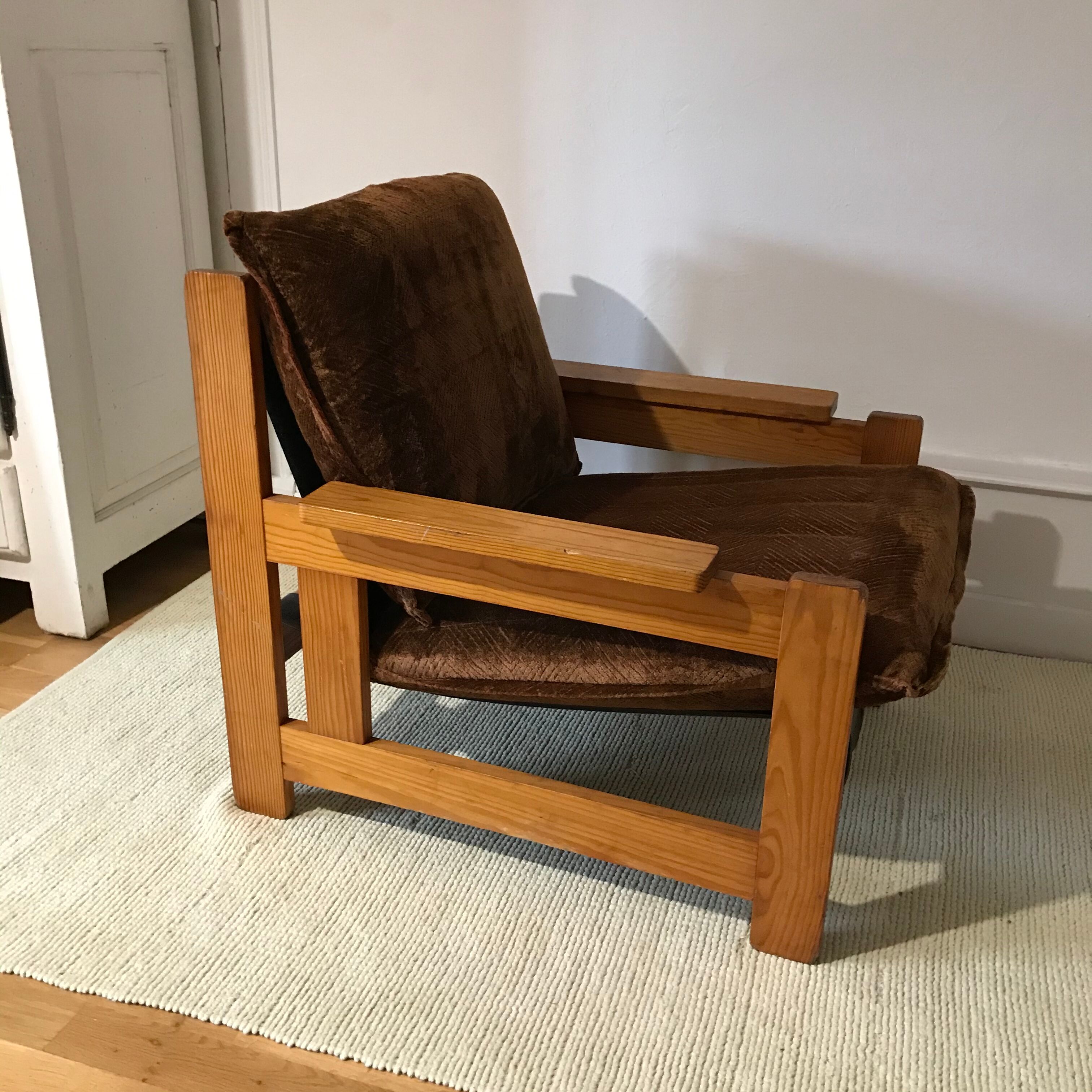 Fauteuil chalet en bois