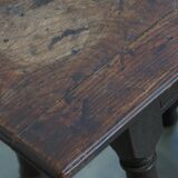 Grande table d'appoint / tabouret anglais antique