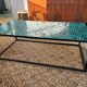 Contemporary ceramic tile table