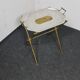 Vintage metal folding side table