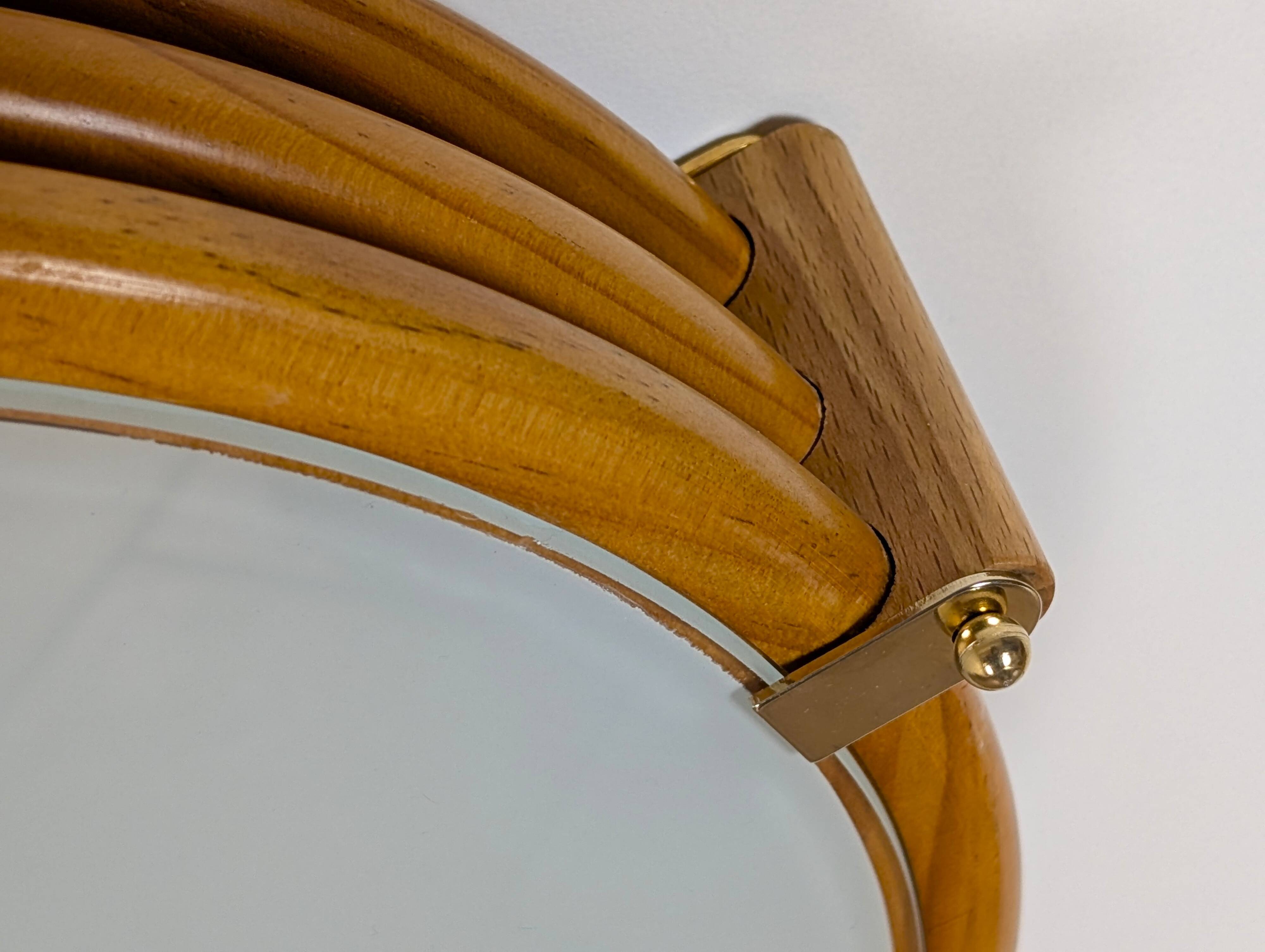 Wooden wall light 1980