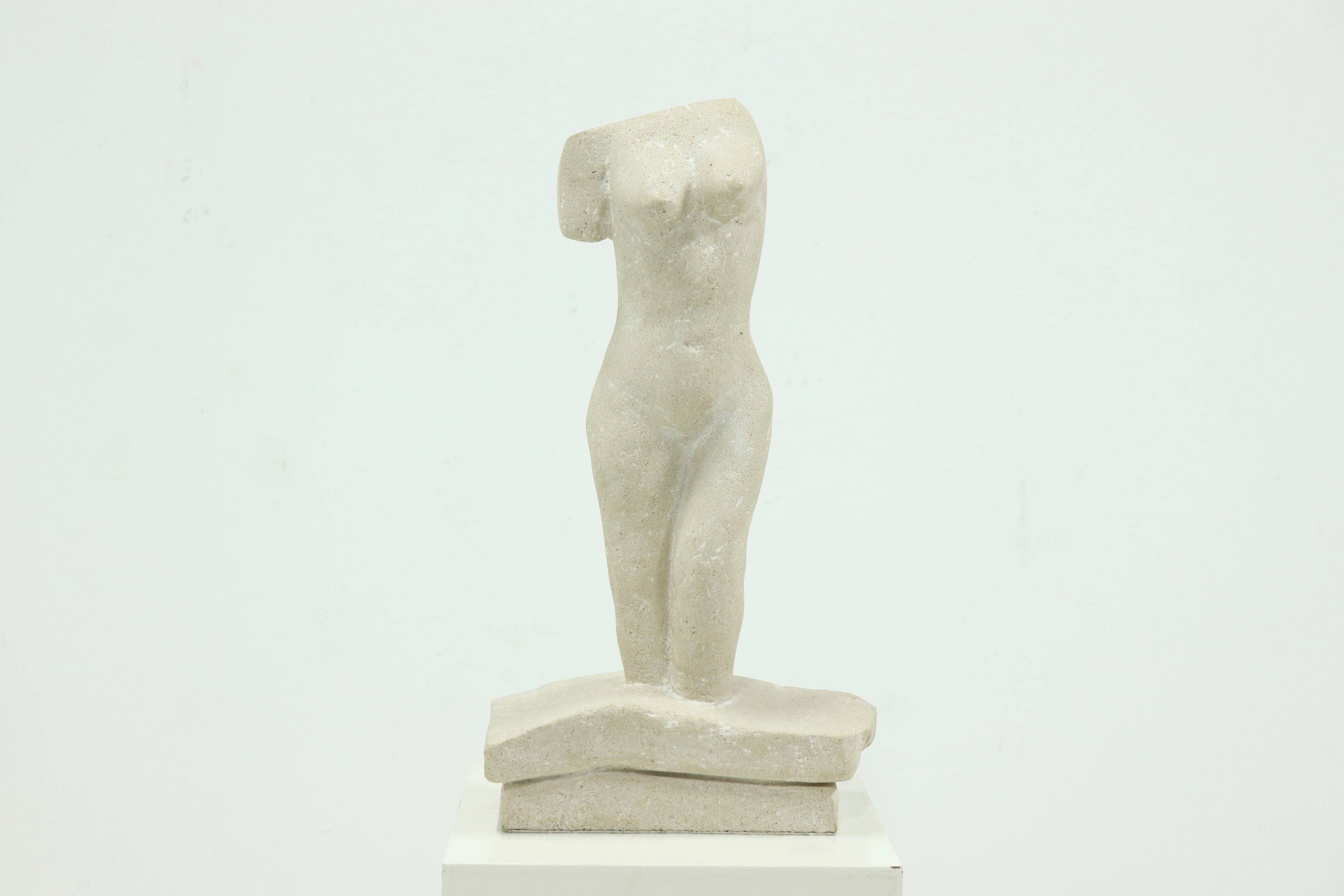 Belgian Limestone Decorative Sculpture 1970s
