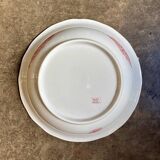 Onnaing salad bowl in pink ironstone, "Flora" service