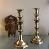 Couple of brass candlesticks