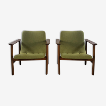 Scandinavian modern armchairs set of 2