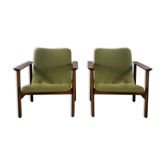 Scandinavian modern armchairs set of 2