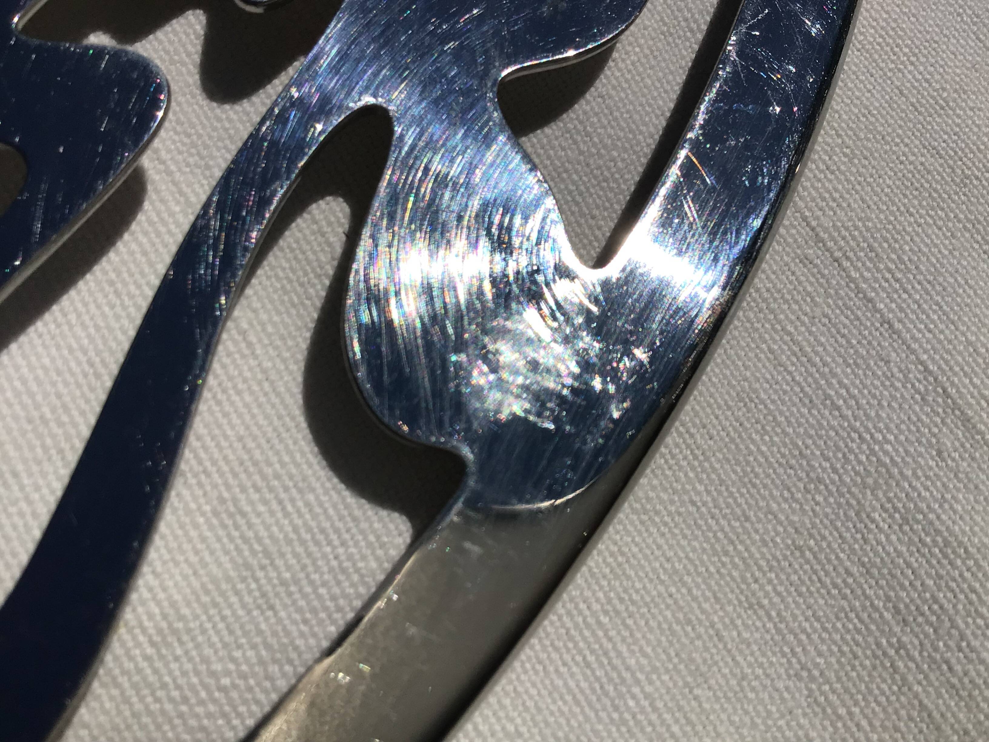 Alessi Ethno stainless steel platter diameter 33cm